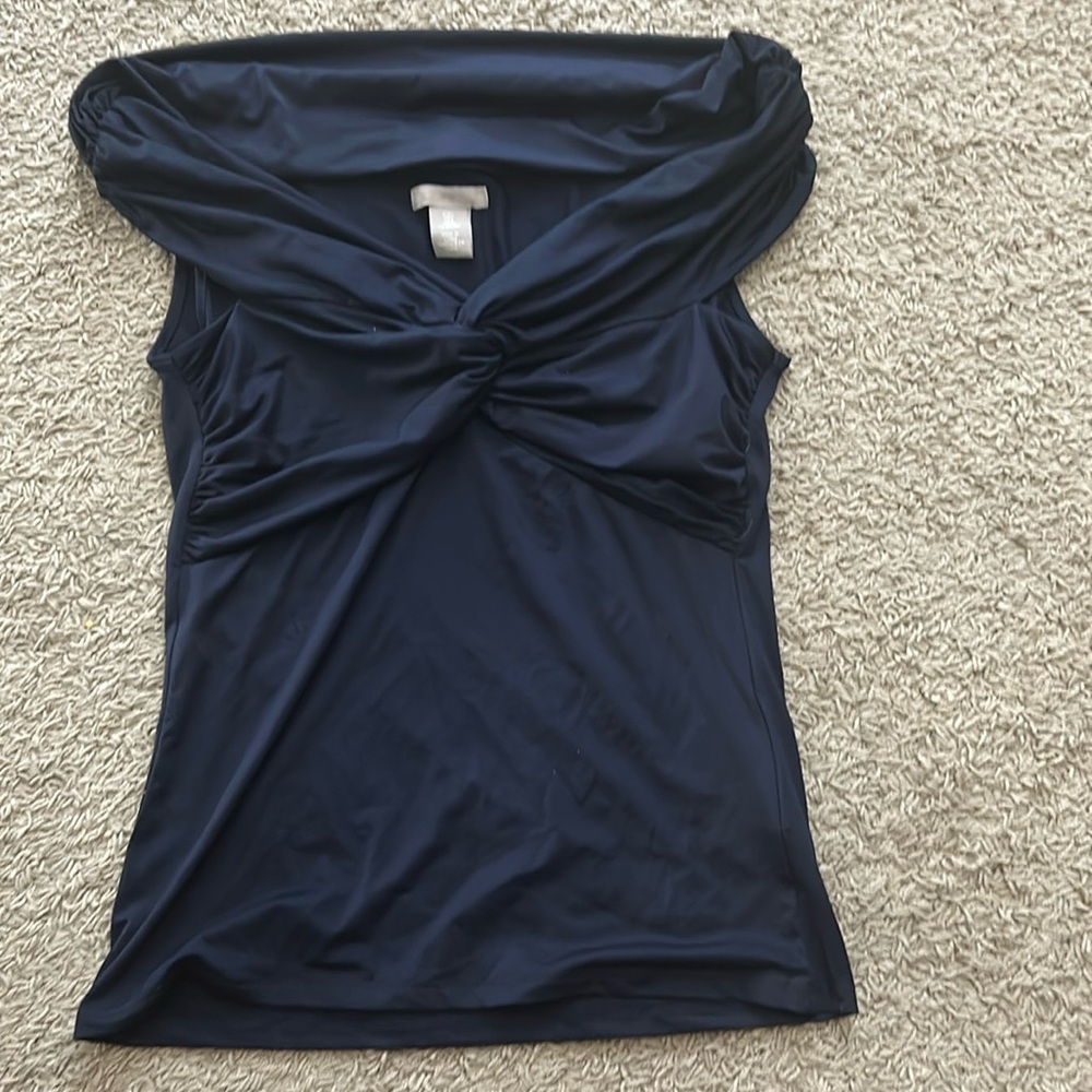 Cute dark blue Top H&M - Picture 1 of 4
